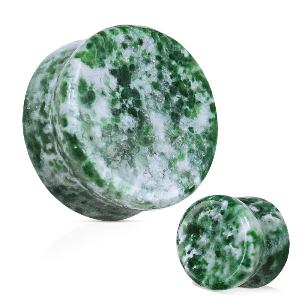 Amazonite Stone plugs for stretched ears