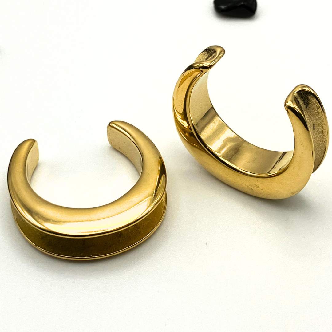 Gold Crescent Saddle Spreaders