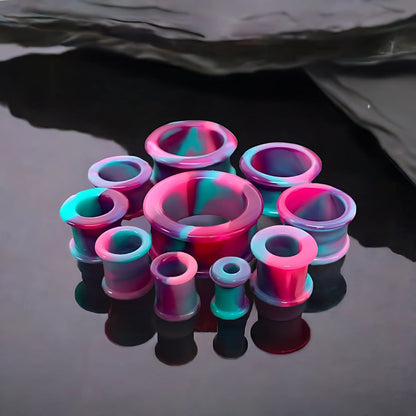 silicone tunnels gauges for stretched ears