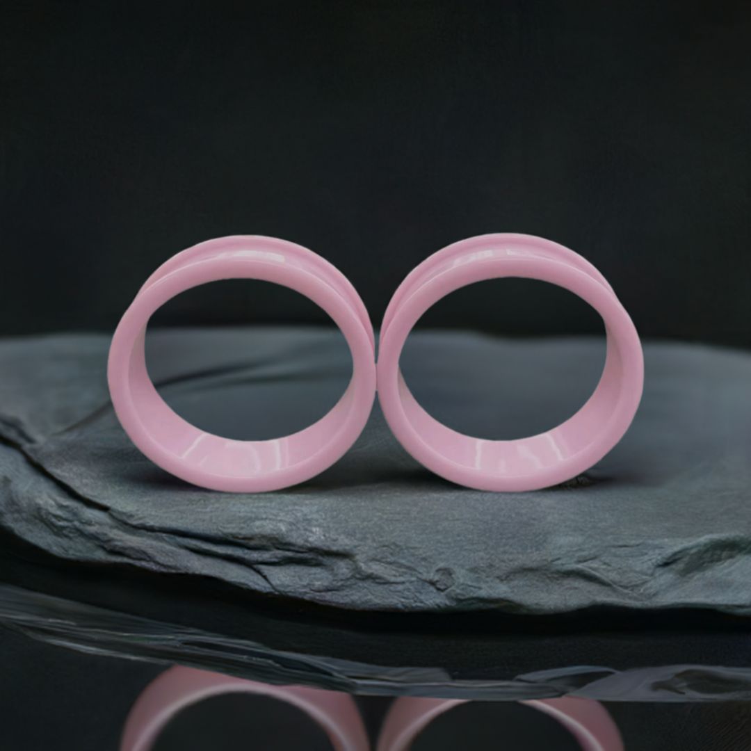 silicone tunnels for stretched ears, plugs