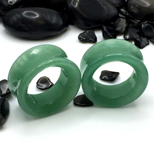 Aventurine Stone Tunnels showcasing a radiant green shimmer