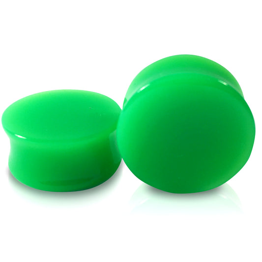 Green Acrylic Plugs